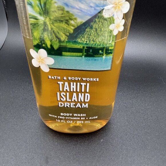 Bath & Body Works Tahiti Island Dream Moisturizing Body Wash Shower Gel 10 oz - Picture 3 of 16